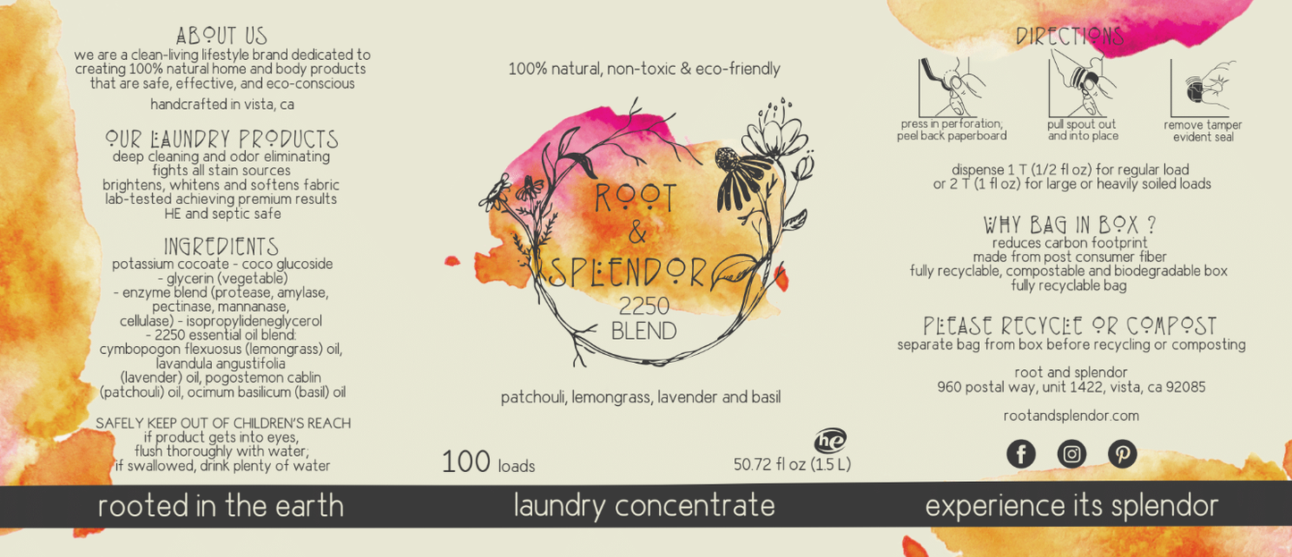 Laundry Soap Concentrate