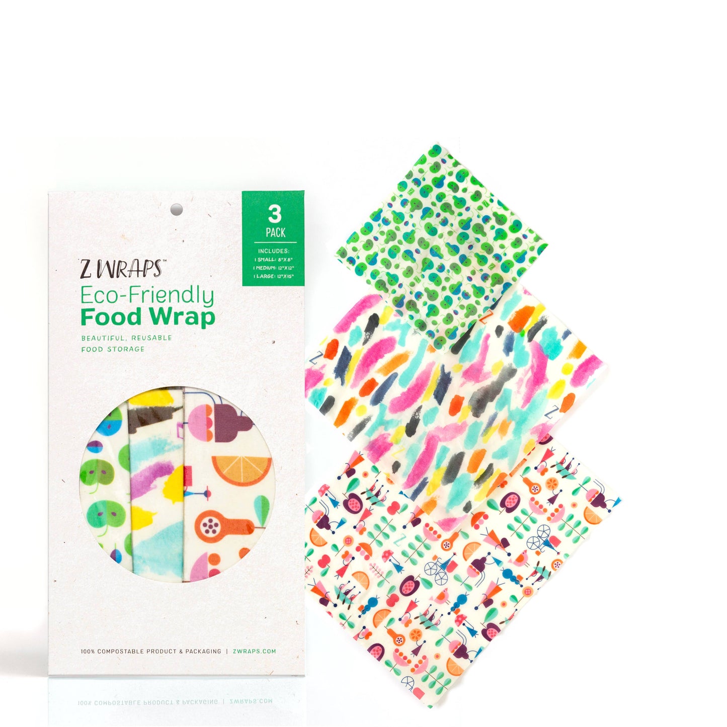 Beeswax Wrap - 3 Pack S,M,L