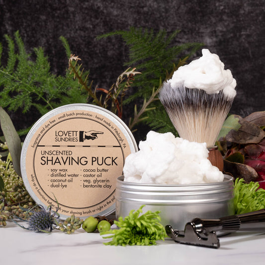 Shaving Puck: Peppermint Rosemary